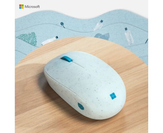 Мышка Microsoft Ocean Plastic Bluetooth White (I38-00009), изображение 9 Мышка Microsoft Ocean Plastic Bluetooth White (I38-00009), изображение 9