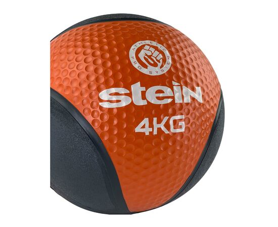 Медбол Stein Чорно-помаранчевий 4 кг (LMB-8017-4), изображение 2 Медбол Stein Чорно-помаранчевий 4 кг (LMB-8017-4), изображение 2