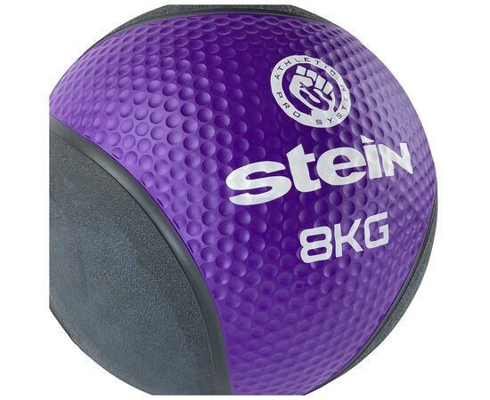 Медбол Stein Чорно-фіолетовий 8 кг (LMB-8017-8), изображение 2 Медбол Stein Чорно-фіолетовий 8 кг (LMB-8017-8), изображение 2