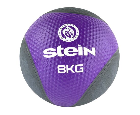 Медбол Stein Чорно-фіолетовий 8 кг (LMB-8017-8)