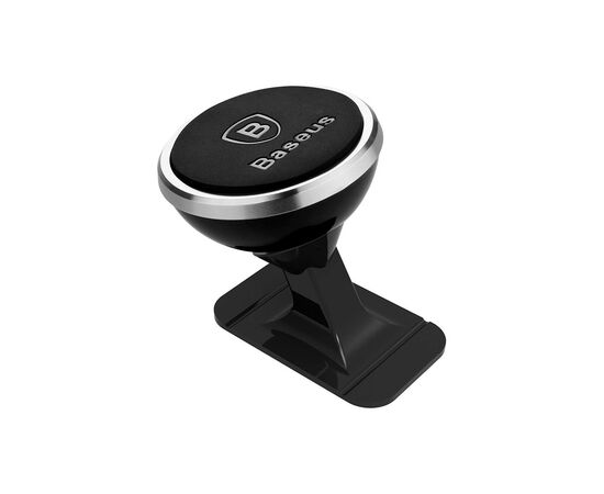 Универсальный автодержатель Baseus Magnetic 360° Rotation (клейкая лента) silver (SUGENT-NT0S), изображение 3 Универсальный автодержатель Baseus Magnetic 360° Rotation (клейкая лента) silver (SUGENT-NT0S), изображение 3