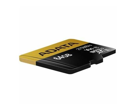 Карта памяти ADATA 64GB microSD class 10 UHS-II U3 (AUSDX64GUII3CL10-CA1), изображение 3 Карта памяти ADATA 64GB microSD class 10 UHS-II U3 (AUSDX64GUII3CL10-CA1), изображение 3