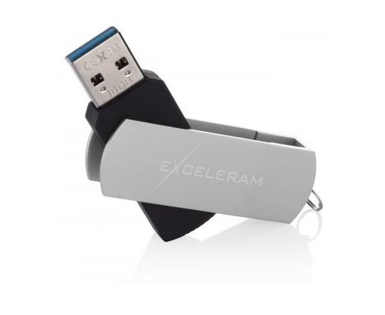 USB флеш накопитель eXceleram 16GB P2 Series Silver/Black USB 3.1 Gen 1 (EXP2U3SIB16), изображение 3 USB флеш накопитель eXceleram 16GB P2 Series Silver/Black USB 3.1 Gen 1 (EXP2U3SIB16), изображение 3