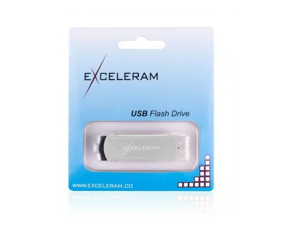 USB флеш накопитель eXceleram 16GB P2 Series Silver/Black USB 3.1 Gen 1 (EXP2U3SIB16), изображение 8 USB флеш накопитель eXceleram 16GB P2 Series Silver/Black USB 3.1 Gen 1 (EXP2U3SIB16), изображение 8