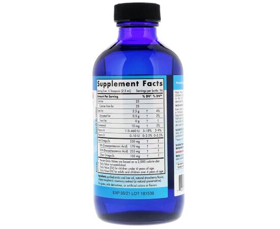 Жирні кислоти Nordic Naturals ДГК для Дітей, зі Смаком Полуниці, Children's DHA, Strawberr (NOR-02723), зображення 2 Жирні кислоти Nordic Naturals ДГК для Дітей, зі Смаком Полуниці, Children's DHA, Strawberr (NOR-02723), зображення 2