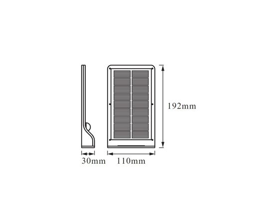 Прожектор Osram на сонячній батареї DOORLED SOLAR 3w (320Lm) 4000K датчик ру (4058075267862), зображення 2