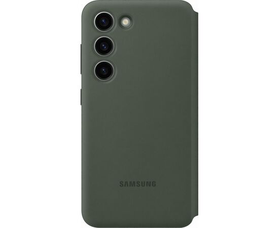 Чехол для мобильного телефона Samsung Galaxy S23 Smart View Wallet Case Khaki (EF-ZS911CGEGRU), изображение 2 Чехол для мобильного телефона Samsung Galaxy S23 Smart View Wallet Case Khaki (EF-ZS911CGEGRU), изображение 2