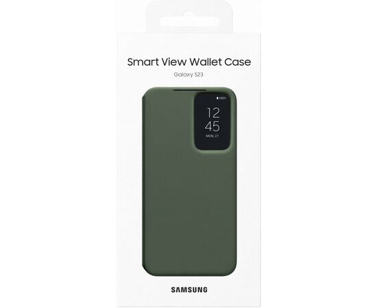 Чехол для мобильного телефона Samsung Galaxy S23 Smart View Wallet Case Khaki (EF-ZS911CGEGRU), изображение 6 Чехол для мобильного телефона Samsung Galaxy S23 Smart View Wallet Case Khaki (EF-ZS911CGEGRU), изображение 6
