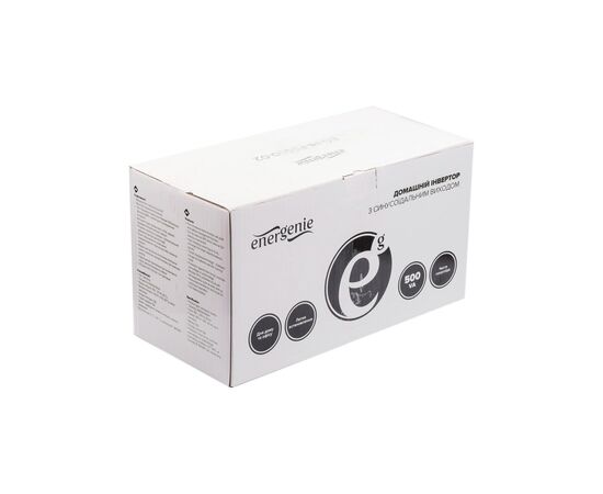 Інвертор EnerGenie EG-HI-PS500-02 300W (EG-HI-PS500-02), зображення 4 Інвертор EnerGenie EG-HI-PS500-02 300W (EG-HI-PS500-02), зображення 4