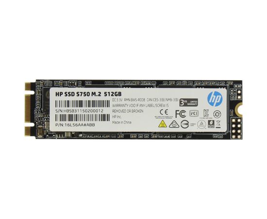 Накопитель SSD M.2 2280 256GB S750 HP (16L55AA)