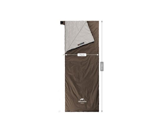 Спальный мешок Naturehike Summer надлегкий LW180 NH21MSD09 L (15C) M Brown (6927595777954-L), изображение 2 Спальный мешок Naturehike Summer надлегкий LW180 NH21MSD09 L (15C) M Brown (6927595777954-L), изображение 2