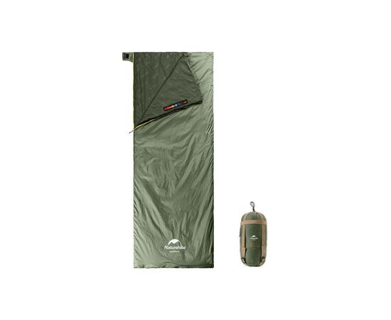 Спальный мешок Naturehike Summer надлегкий LW180 NH21MSD09 L (15C) XL Green (6927595777961-L)