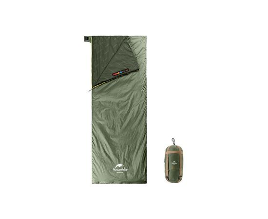 Спальный мешок Naturehike Summer надлегкий LW180 NH21MSD09 R (15C) XL Green (6927595777961-R)
