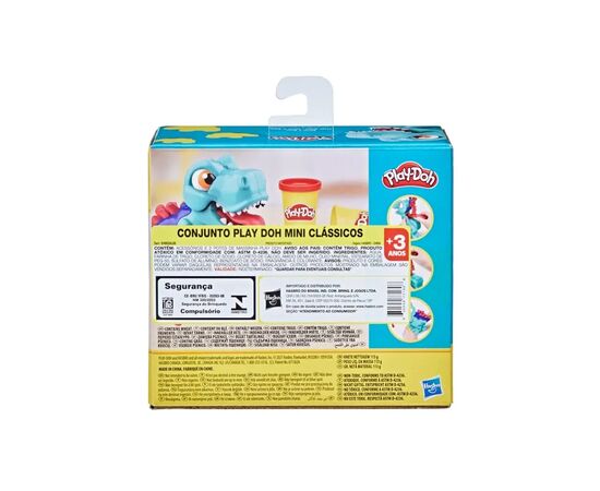 Набор для творчества Hasbro Play-Doh Улюблені набори в мініатюрі T-Rex (E4902_F1337) (F1337), изображение 4 Набор для творчества Hasbro Play-Doh Улюблені набори в мініатюрі T-Rex (E4902_F1337) (F1337), изображение 4