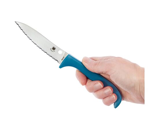 Нож Spyderco Counter Critter Serrated Blue (K21SBL), изображение 4 Нож Spyderco Counter Critter Serrated Blue (K21SBL), изображение 4