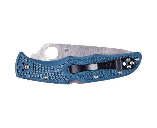 Нож Spyderco Endura 4 Lightweight K390 Serrated Blue (C10FSK390), изображение 3 Нож Spyderco Endura 4 Lightweight K390 Serrated Blue (C10FSK390), изображение 3