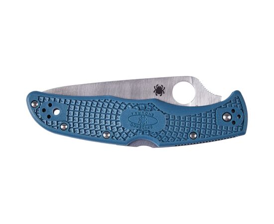 Нож Spyderco Endura 4 Lightweight K390 Serrated Blue (C10FSK390), изображение 4 Нож Spyderco Endura 4 Lightweight K390 Serrated Blue (C10FSK390), изображение 4
