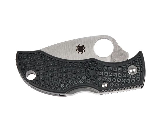Нож Spyderco Manbug Lightweight Leaf Serrated Black (MBKLFS), изображение 3 Нож Spyderco Manbug Lightweight Leaf Serrated Black (MBKLFS), изображение 3