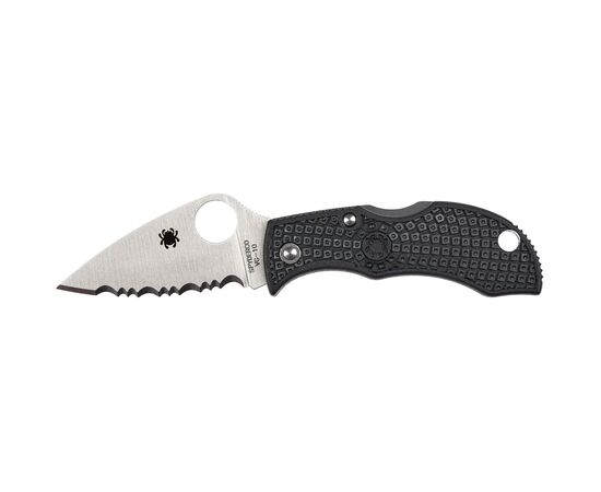 Нож Spyderco Manbug Lightweight Leaf Serrated Black (MBKLFS)