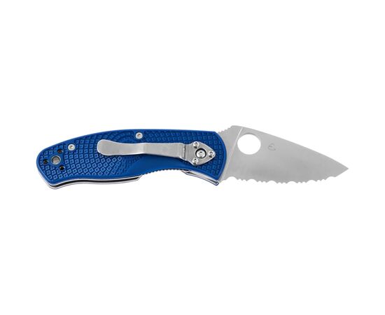 Нож Spyderco Persistence Lightweight S35VN Serrated (C136SBL), изображение 2 Нож Spyderco Persistence Lightweight S35VN Serrated (C136SBL), изображение 2