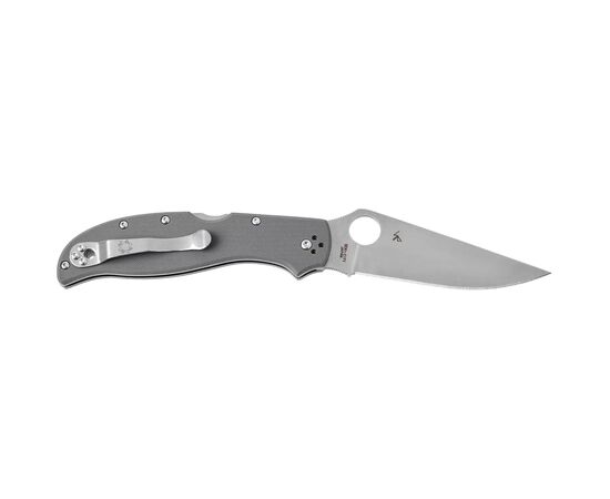 Нож Spyderco Strech 2 XL Cru-Wear Grey (C258GPGYCW), изображение 2 Нож Spyderco Strech 2 XL Cru-Wear Grey (C258GPGYCW), изображение 2