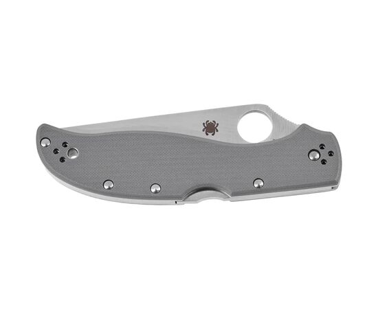 Нож Spyderco Strech 2 XL Cru-Wear Grey (C258GPGYCW), изображение 4 Нож Spyderco Strech 2 XL Cru-Wear Grey (C258GPGYCW), изображение 4
