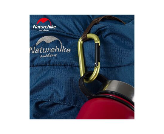 Карабин туристический Naturehike D-type NH15A005-H 6 см Orange (6927595717424), изображение 3 Карабин туристический Naturehike D-type NH15A005-H 6 см Orange (6927595717424), изображение 3