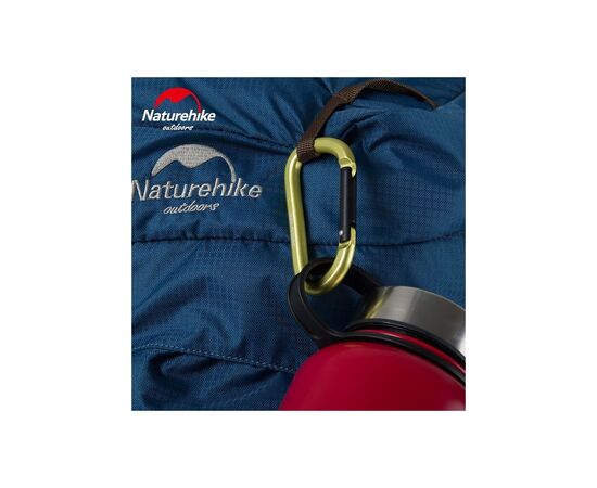 Карабин туристический Naturehike багатофункціональний D-type 80 мм NH15A001-H Orange (6927595717004), изображение 2 Карабин туристический Naturehike багатофункціональний D-type 80 мм NH15A001-H Orange (6927595717004), изображение 2