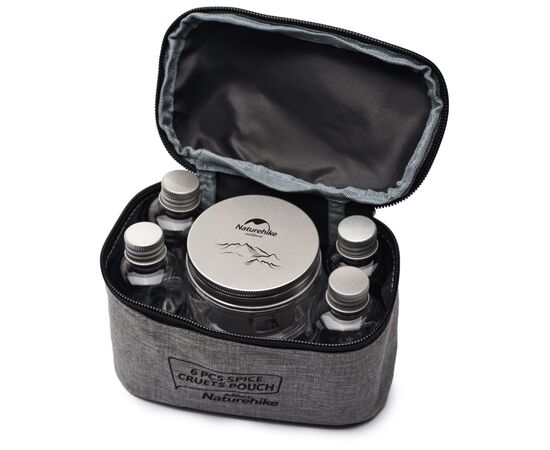 Набор туристической посуды Naturehike для спецій BBQ NH17T011-P 6 одиниць (6927595720226), изображение 3 Набор туристической посуды Naturehike для спецій BBQ NH17T011-P 6 одиниць (6927595720226), изображение 3