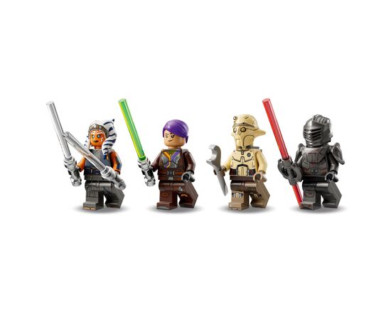 Конструктор LEGO Star Wars Шаттл джедаев T-6 Асоки Тано 601 деталь (75362), изображение 6 Конструктор LEGO Star Wars Шаттл джедаев T-6 Асоки Тано 601 деталь (75362), изображение 6