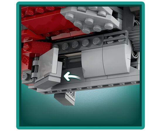 Конструктор LEGO Star Wars Шаттл джедаев T-6 Асоки Тано 601 деталь (75362), изображение 7 Конструктор LEGO Star Wars Шаттл джедаев T-6 Асоки Тано 601 деталь (75362), изображение 7