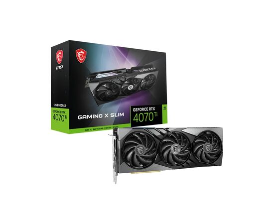 Видеокарта MSI GeForce RTX4070Ti 12Gb GAMING X SLIM TRIO (RTX 4070 Ti GAMING X SLIM 12G)