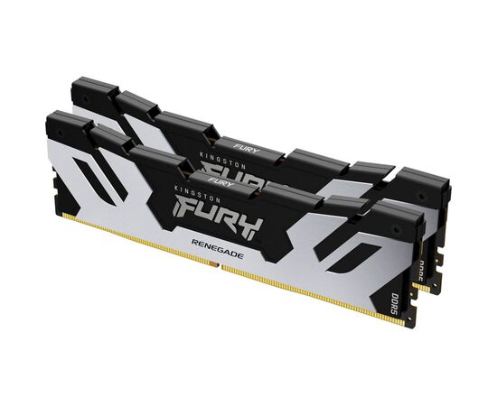 Модуль пам'яті для комп'ютера DDR5 64GB (2x32GB) 6000 MHz Renegade Silver XMP Kingston Fury (ex.HyperX) (KF560C32RSK2-64)