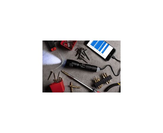 Ліхтар Mediarange LED flashlight with powerbank 1800mAh (MR735), зображення 4 Ліхтар Mediarange LED flashlight with powerbank 1800mAh (MR735), зображення 4