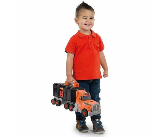 Игровой набор Smoby Блэк & Деккер. Грузовик с ин., Кейсом, краном и акс (360175), изображение 8 Игровой набор Smoby Блэк & Деккер. Грузовик с ин., Кейсом, краном и акс (360175), изображение 8