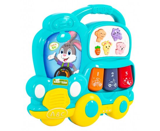 Розвиваюча іграшка Baby Team музична Автобус (8633_голубой)