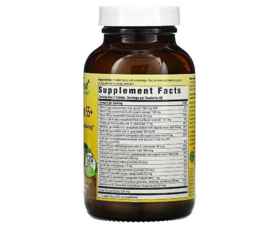 Мультивитамин MegaFood Мультивитамины для женщин 55+, Multi for Women 55+, 120 таб (MGF-10327), изображение 2 Мультивитамин MegaFood Мультивитамины для женщин 55+, Multi for Women 55+, 120 таб (MGF-10327), изображение 2