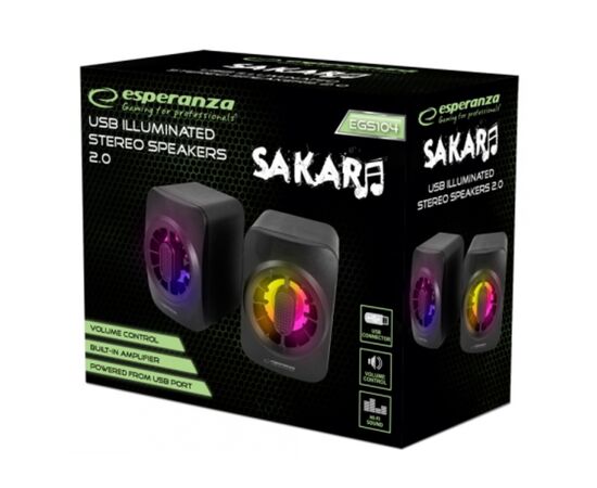 Акустична система Esperanza EGS104 Sakara (EGS104), зображення 3 Акустична система Esperanza EGS104 Sakara (EGS104), зображення 3