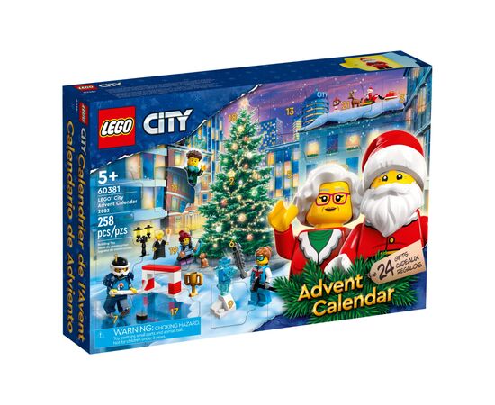 Конструктор LEGO City Occasions Новорічний календар на 2023 рік 258 деталей (60381)