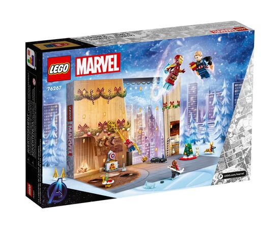 Конструктор LEGO Marvel Новогодний календарь Мстители 243 детали (76267), изображение 4 Конструктор LEGO Marvel Новогодний календарь Мстители 243 детали (76267), изображение 4