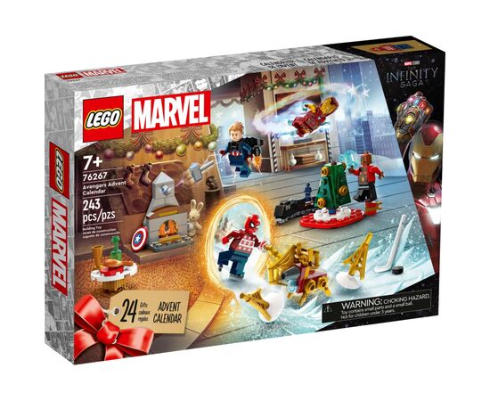 Конструктор LEGO Marvel Новогодний календарь Мстители 243 детали (76267), изображение 5 Конструктор LEGO Marvel Новогодний календарь Мстители 243 детали (76267), изображение 5