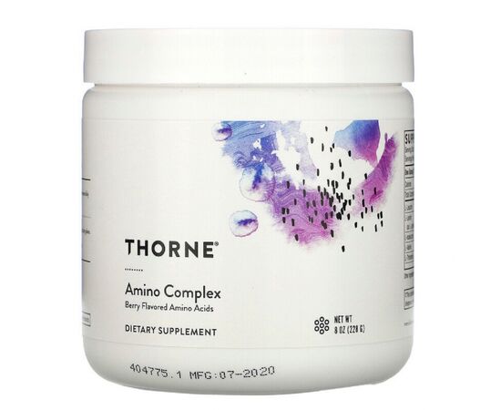 Аминокислота Thorne Research Комплекс аминокислот, вкус ягод, Amino Complex, Berry Flavor (THR-00464)