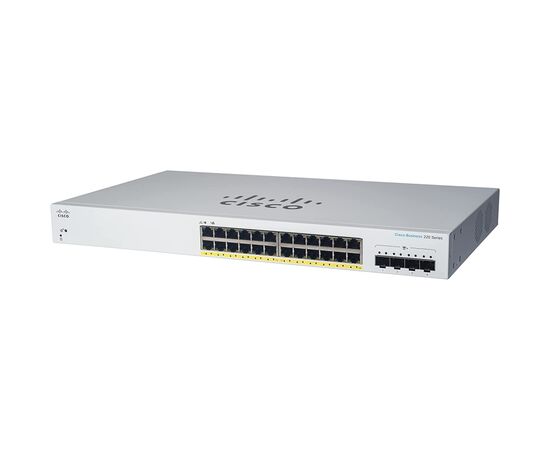 Комутатор мережевий Cisco CBS220-24P-4G-EU