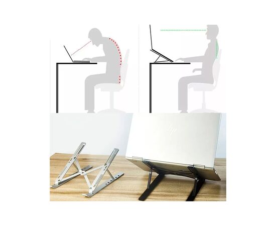 Подставка для ноутбука OfficePro LS320B Black (LS320B), изображение 4 Подставка для ноутбука OfficePro LS320B Black (LS320B), изображение 4