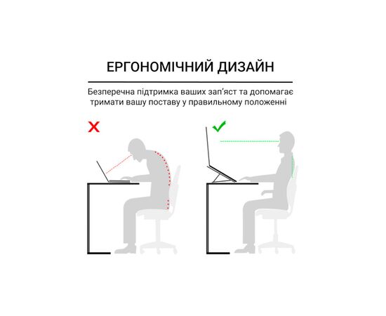Подставка для ноутбука OfficePro LS320B Black (LS320B), изображение 5 Подставка для ноутбука OfficePro LS320B Black (LS320B), изображение 5