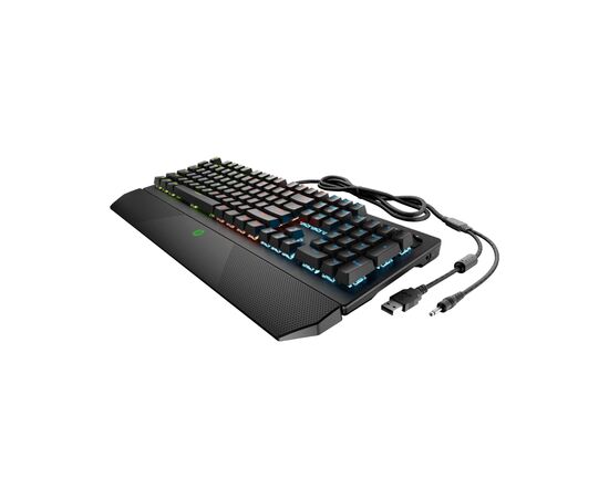 Клавиатура HP Pavilion Gaming 800 LED 108key Red Switch USB Black (5JS06AA), изображение 3 Клавиатура HP Pavilion Gaming 800 LED 108key Red Switch USB Black (5JS06AA), изображение 3