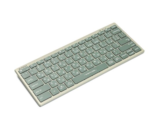 Клавіатура A4Tech FBX51C Wireless/Bluetooth Matcha Green (FBX51C Matcha Green), зображення 2 Клавіатура A4Tech FBX51C Wireless/Bluetooth Matcha Green (FBX51C Matcha Green), зображення 2