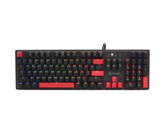 Клавиатура A4Tech Bloody S510R RGB BLMS Switch Red USB Black (Bloody S510R Fire Black)