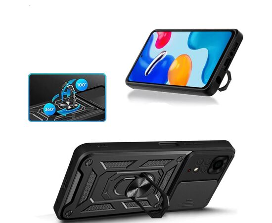 Чехол для моб. телефона BeCover Military Xiaomi Redmi Note 11 Pro / 11 Pro Plus Black (707421), изображение 3 Чехол для моб. телефона BeCover Military Xiaomi Redmi Note 11 Pro / 11 Pro Plus Black (707421), изображение 3