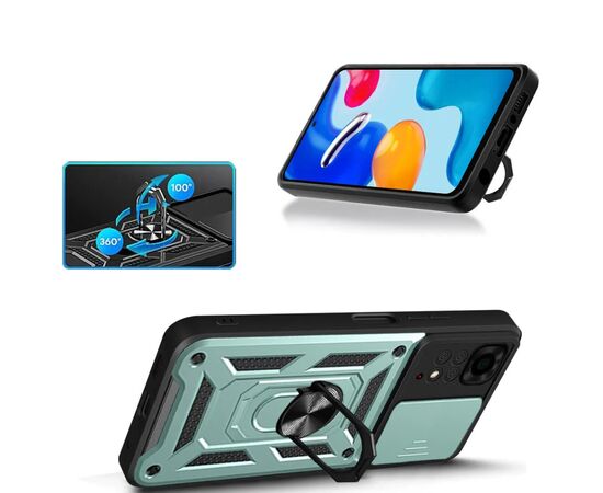 Чехол для моб. телефона BeCover Military Xiaomi Redmi Note 11 Pro / 11 Pro Plus Dark Green (707424), изображение 4 Чехол для моб. телефона BeCover Military Xiaomi Redmi Note 11 Pro / 11 Pro Plus Dark Green (707424), изображение 4